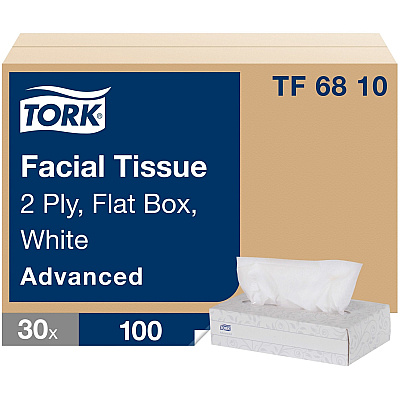 Tork Advanced Facial Tissue Flat Box (TRKTF6810)