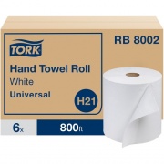 Tork Hand Towel Roll, White, Universal (RB8002)
