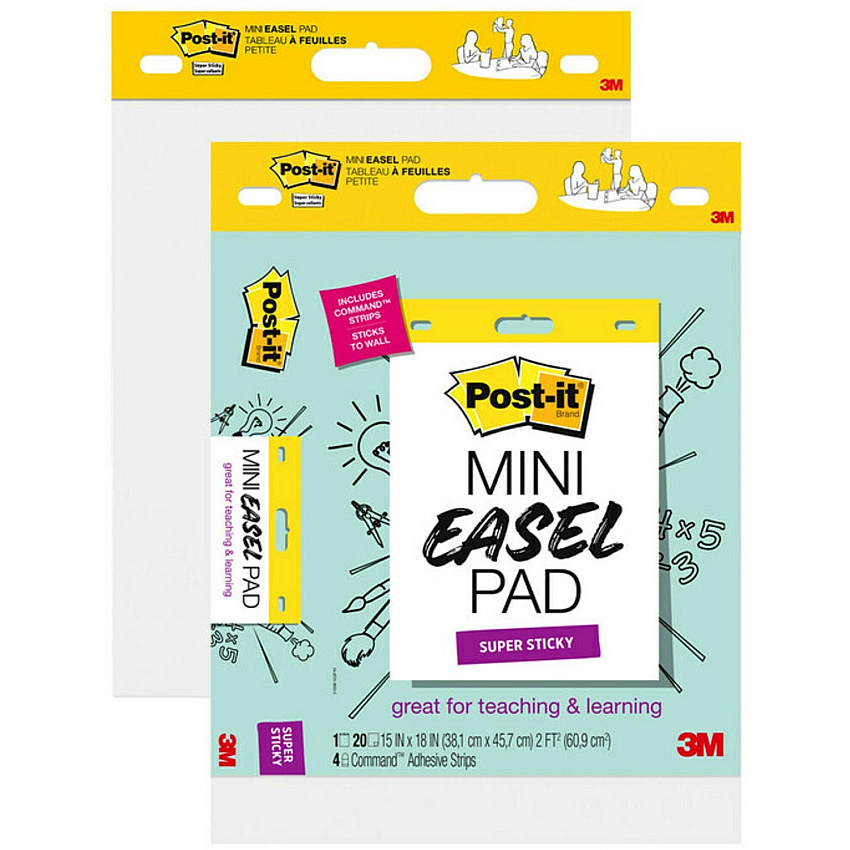 Post-it Post it Super Sticky Mini Easel Pad (MMM577SS2PK)