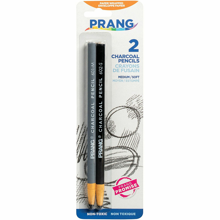 Prang Charcoal Pencils (DIXX60300)