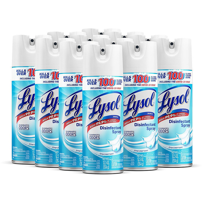 LYSOL Crisp Linen Disinfectant Spray (RAC74186)