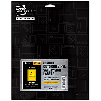 Avery Adhesive Printable Vinyl Signs (AVE61554)