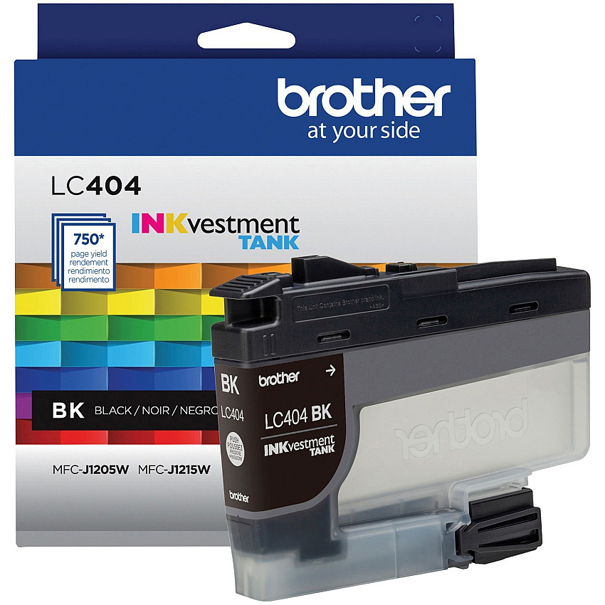 Brother INKvestment LC404BK Original Standard Yield Inkjet Ink Cartridge - Single Pack - Black - 1 Each (BRTLC404BKS)