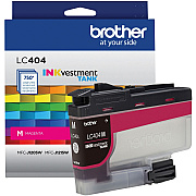 Brother INKvestment LC404M Original Standard Yield Inkjet Ink Cartridge - Single Pack - Magenta - 1 Each (BRTLC404MS)