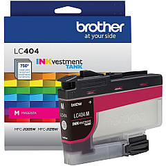 Brother INKvestment LC404M Original Standard Yield Inkjet Ink Cartridge - Single Pack - Magenta - 1 Each (BRTLC404MS)