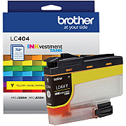 Brother INKvestment LC404Y Original Standard Yield Inkjet Ink Cartridge - Single Pack - Yellow - 1 Each (BRTLC404YS)