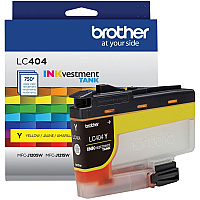 Brother INKvestment LC404Y Original Standard Yield Inkjet Ink Cartridge - Single Pack - Yellow - 1 Each (BRTLC404YS)