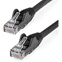 StarTech 20ft Lszh Cat6 Ethernet Cable - Black (N6LPATCH20BK)