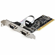 StarTech Serial/parallel Pci Card With Dual Serial Rs232 Ports (db9) & 1x Parallel Lpt Port (db25), Pci Combo Adapter Card, Pci Expansion Card Controller (PCI2S1P2)