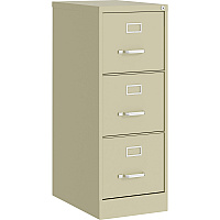 Lorell Fortress Series 22" Commercial-Grade Vertical File Cabinet (LLR42296)