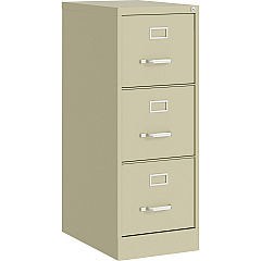 Lorell Fortress Series 22" Commercial-Grade Vertical File Cabinet (LLR42296)
