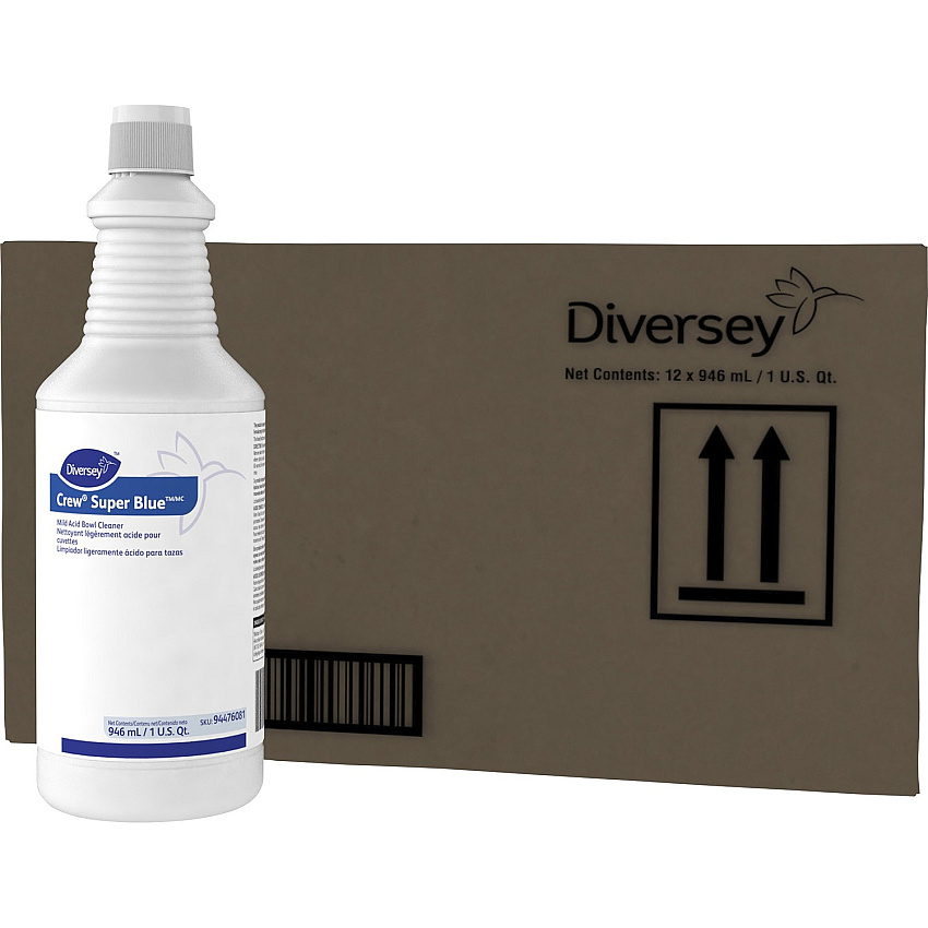 Diversey Crew Super Blue Acid Bowl Cleaner (DVO94476081)