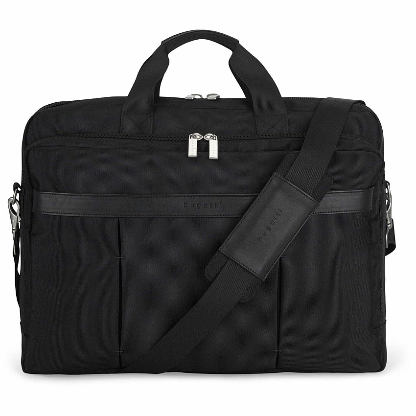 bugatti Gregory Carrying Case (Briefcase) for 17" to 17.3" Notebook - Black (BUGEXB1707BLK)