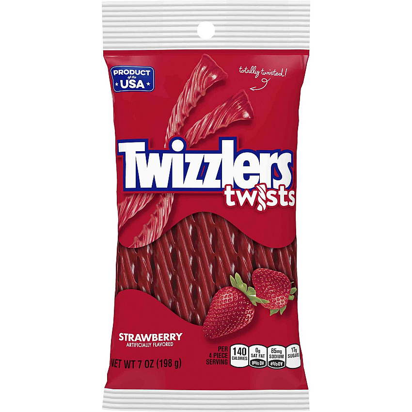 Twizzlers Twists Strawberry Flavored Candy (HRS54402)