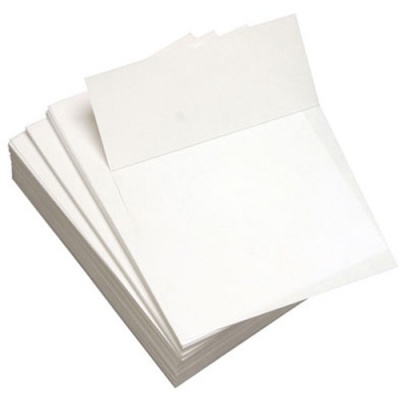Lettermark Punched & Perforated Papers with Perforations 3-2/3" from the Bottom - White (8821)