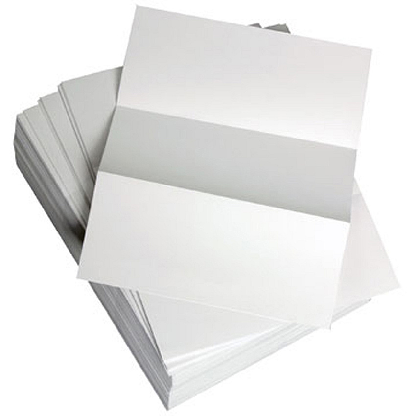 Lettermark Punched & Perforated Papers with Perforations every 3-2/3" - White (DMR8824)