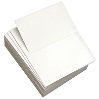 Lettermark Punched & Perforated Papers with Perforation at 5-1/2" - White (DMR8823)
