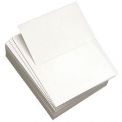 Lettermark Punched & Perforated Papers with Perforation at 5-1/2" - White (8823)
