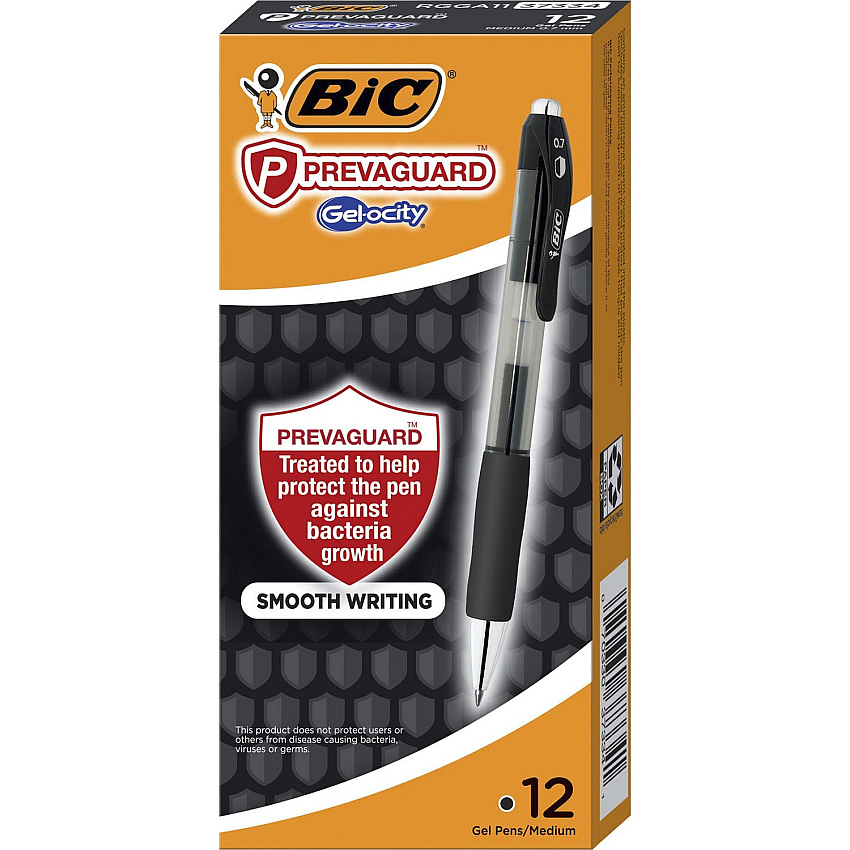 BIC PrevaGuard Gel-ocity Gel Pen (BICRGGA11BK)