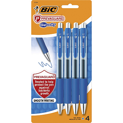 BIC PrevaGuard Gel-ocity Gel Pen (BICRGGAP4BE)