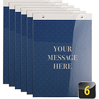 Officemate Vertical Sign Holder, 6PK (OIC23060)