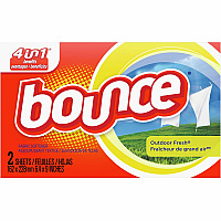 Bounce Outdoor Fresh Fabric Softener Dryer Sheets (PGC02664)