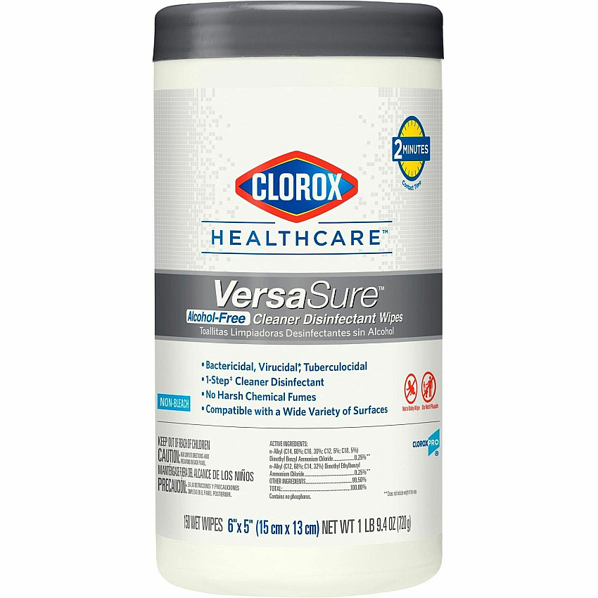 Clorox Healthcare VersaSure Disinfectant Wipes (CLO31758EA)