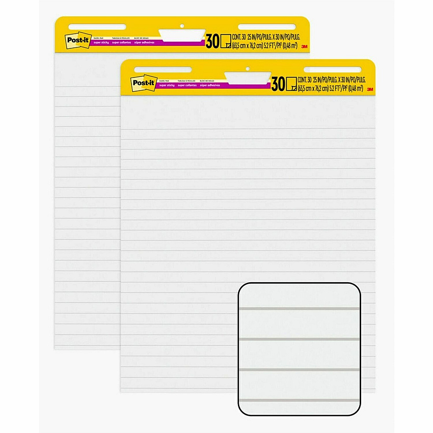 Post-it Super Sticky Easel Pad (MMM561WLVAD2PK)