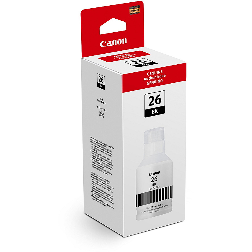 Canon GI-26 Pigment Color Ink Bottle (CNMGI26BK)