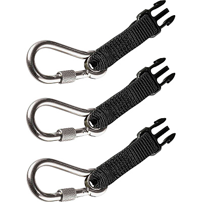 ergodyne 3025 Retractable Tool Lanyard Accessory Pack - SS Carabiner Attachments (19325)