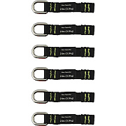 ergodyne 3700 Web Tool Tether Attachment - D-Ring Tool Tails - 2lbs (6-Pack) (19703)