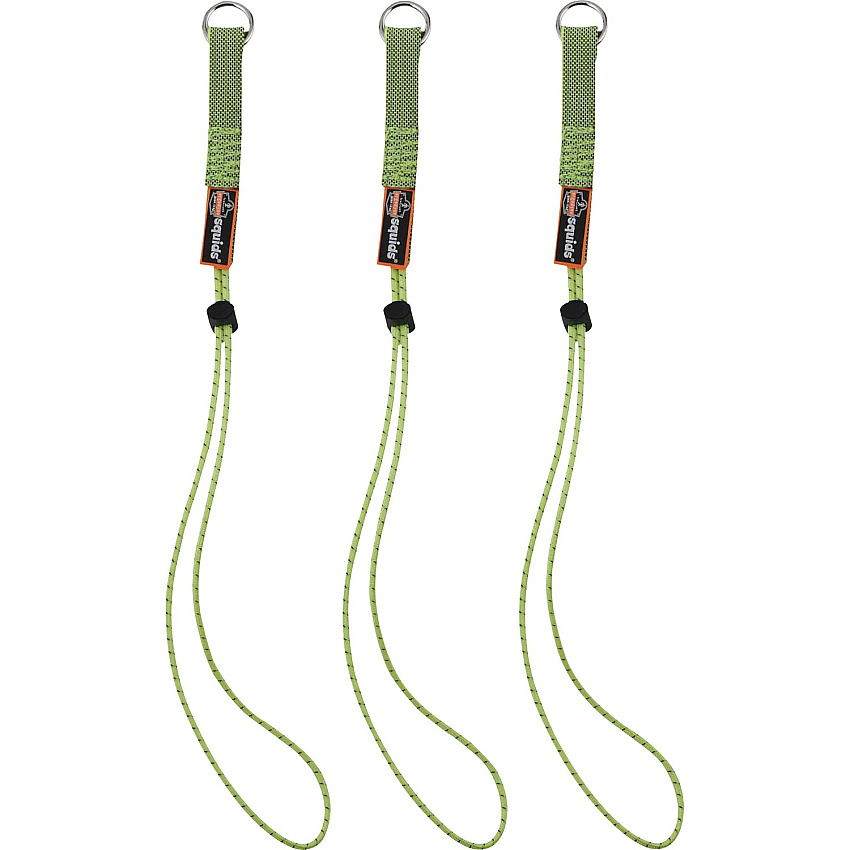 ergodyne 3703 Elastic Tool Tether Attachment - Loop Tool Tails - 15lbs (3-Pack) (19769)