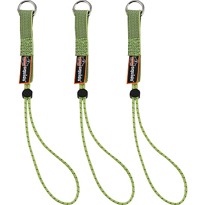 ergodyne 3703 Elastic Tool Tether Attachment - Loop Tool Tails - 15lbs (3-Pack) (19767)