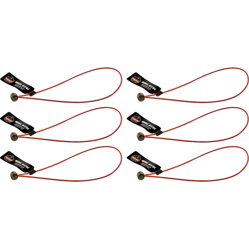 ergodyne 3704 Wire Tool Attachment - Loop Tool Tail­ - 2lbs (6-Pack) (19707)