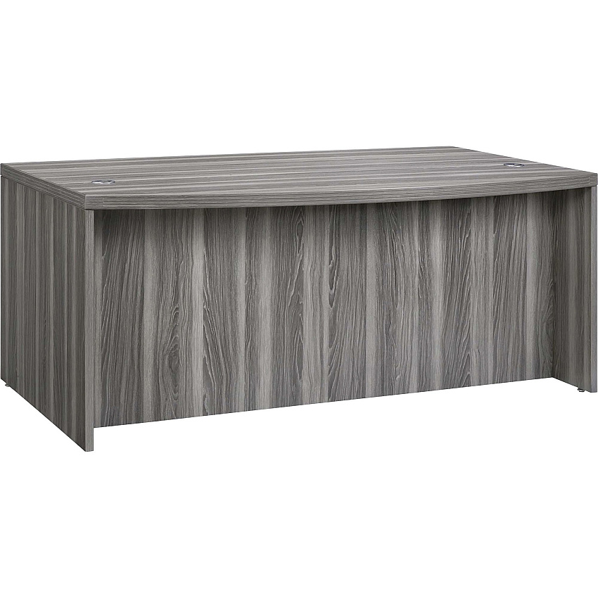 Safco Aberdeen Series 72" Bow Front Desk (ABD7242LGS)