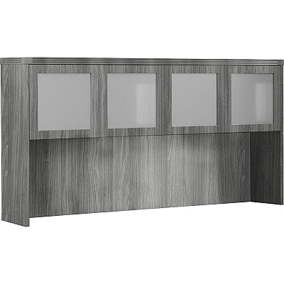 Safco Aberdeen Series 72" Hutch, Glass Doors (AHG72LGS)