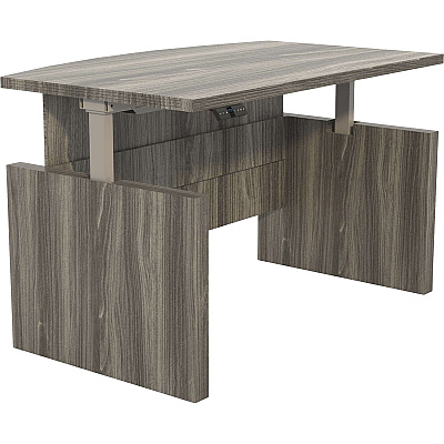 Safco Aberdeen Height-Adjustable Desk (ABDH7242LGS)