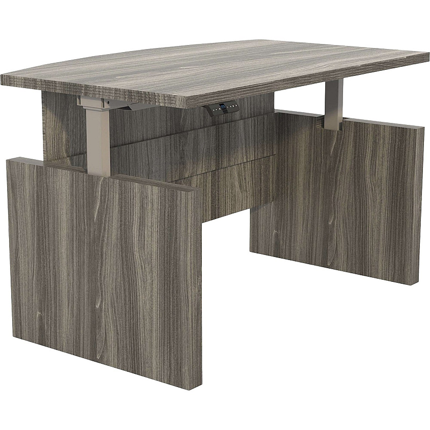 Safco Aberdeen Height-Adjustable Desk (ABDH7242LGS)