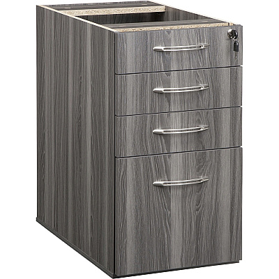 Safco Aberdeen Series Desk Pedestal, Pencil/Box/Box/File (APBBF26LGS)