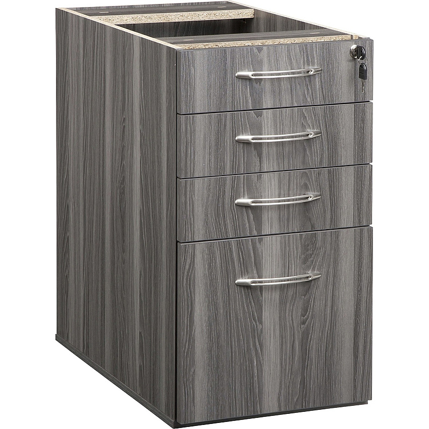 Safco Aberdeen Series Desk Pedestal, Pencil/Box/Box/File (APBBF26LGS)