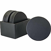 Dacasso Leather Round Coaster Set (A1035)