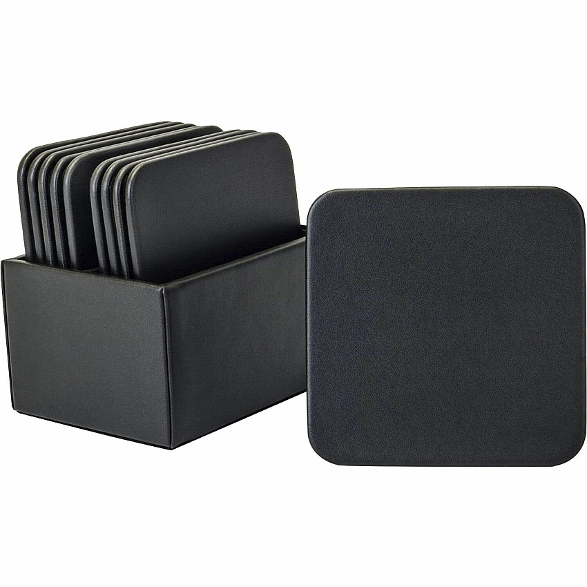 Dacasso Leather Square Coaster Set (A1043)
