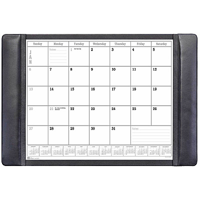 Dacasso Leather Calendar Desk Pad (P1040)