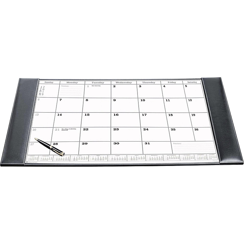Dacasso Rustic Leather Calendar Desk Pad (P1250)