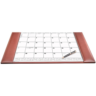 Dacasso Rustic Leather Calendar Desk Pad (P3240)