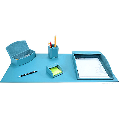 Dacasso 5-piece Home/Office Leather Desk Accessory Set (K7202)