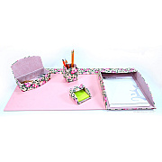 Dacasso 5-piece Home/Office Leather Desk Accessory Set (K8102)