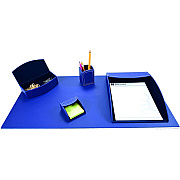 Dacasso 5-piece Home/Office Leather Desk Accessory Set (K7302)