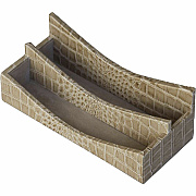 Protacini Breeze Beige Italian Patent Leather Letter Holder (A6308)