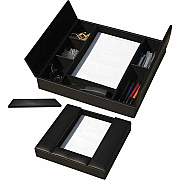 Dacasso Leatherette Enhanced Conference Room Organizer (A1390)
